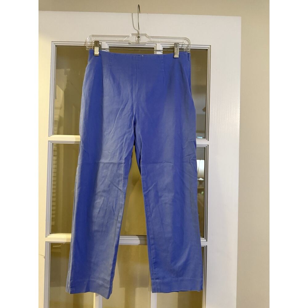 Talbots White Tag VTG straight leg pants side zipper flat front size 4
